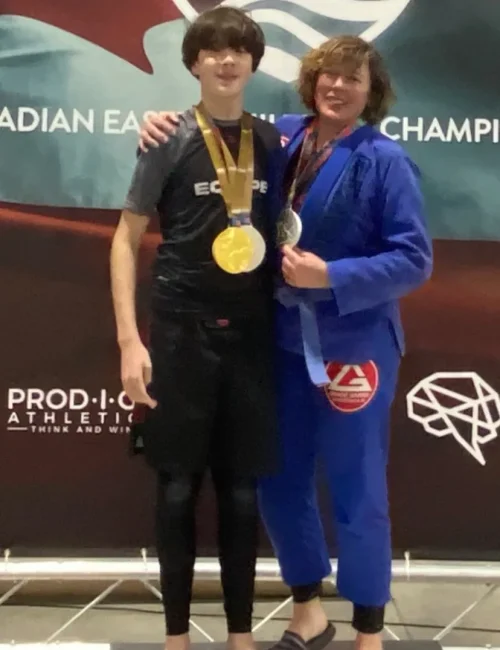 GB Sainte-Anne athletes celebrating gold medal wins