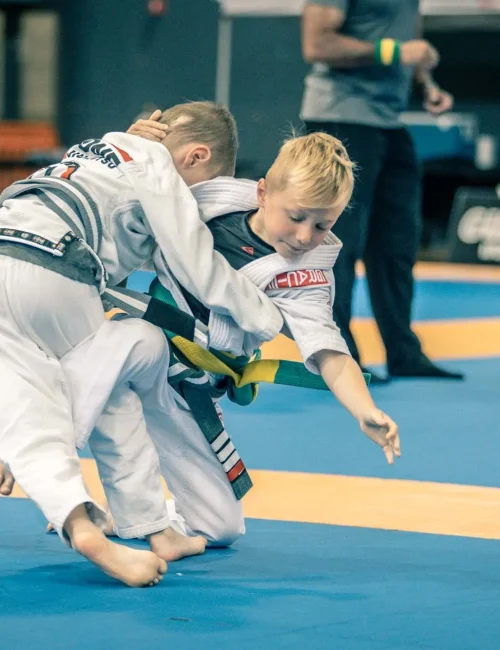 GB Sainte-Anne kids in Jiu-Jitsu competition match